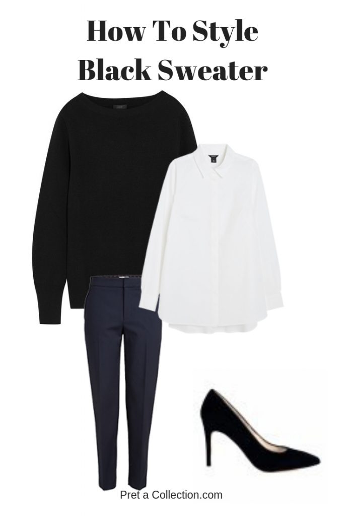 How to style Black sweater