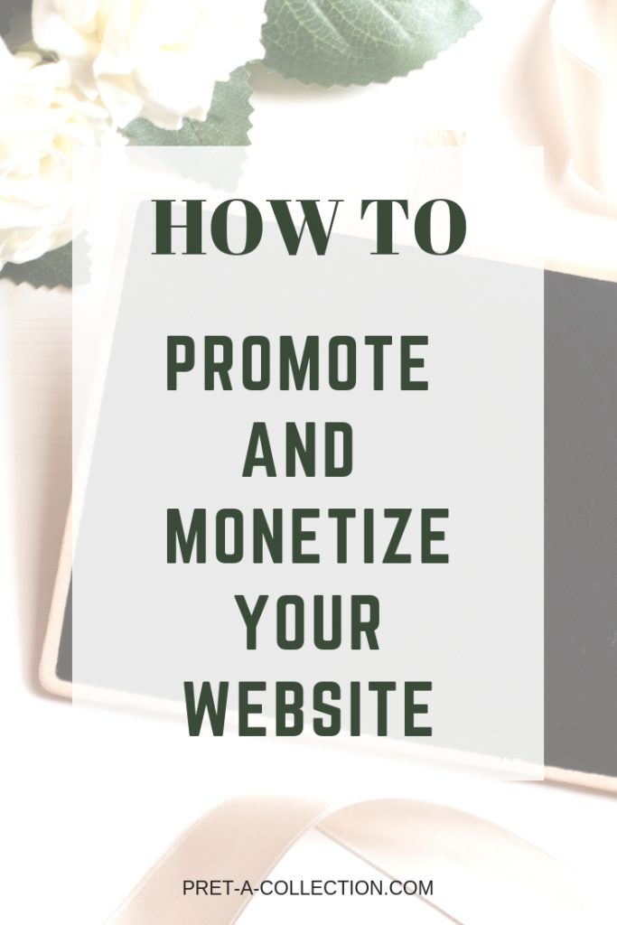 How to promote and monetize your website