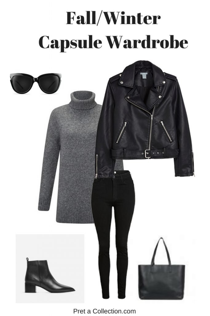 Fall/winter capsule wardrobe outfit