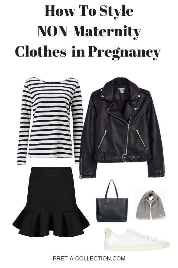 How to style a non-maternity clothes in pregnancy