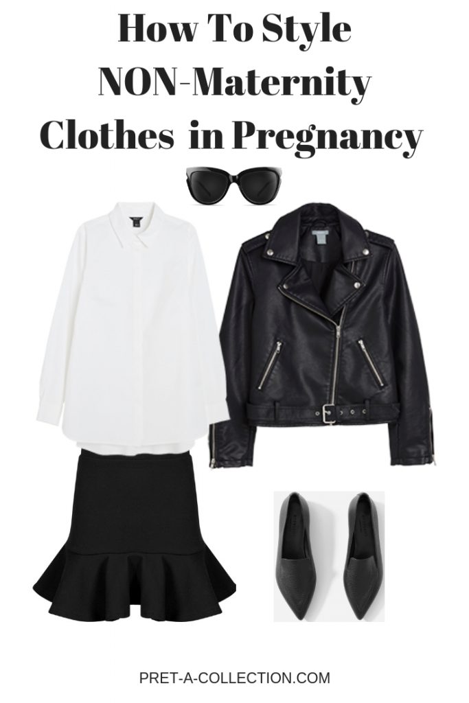 How to style a non-maternity clothes in pregnancy