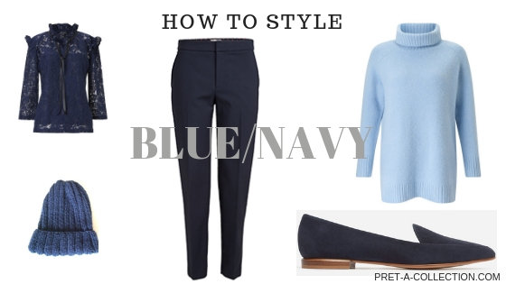 How to Style Blue/navy in a capsule wardrobe