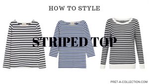 How to style striped top