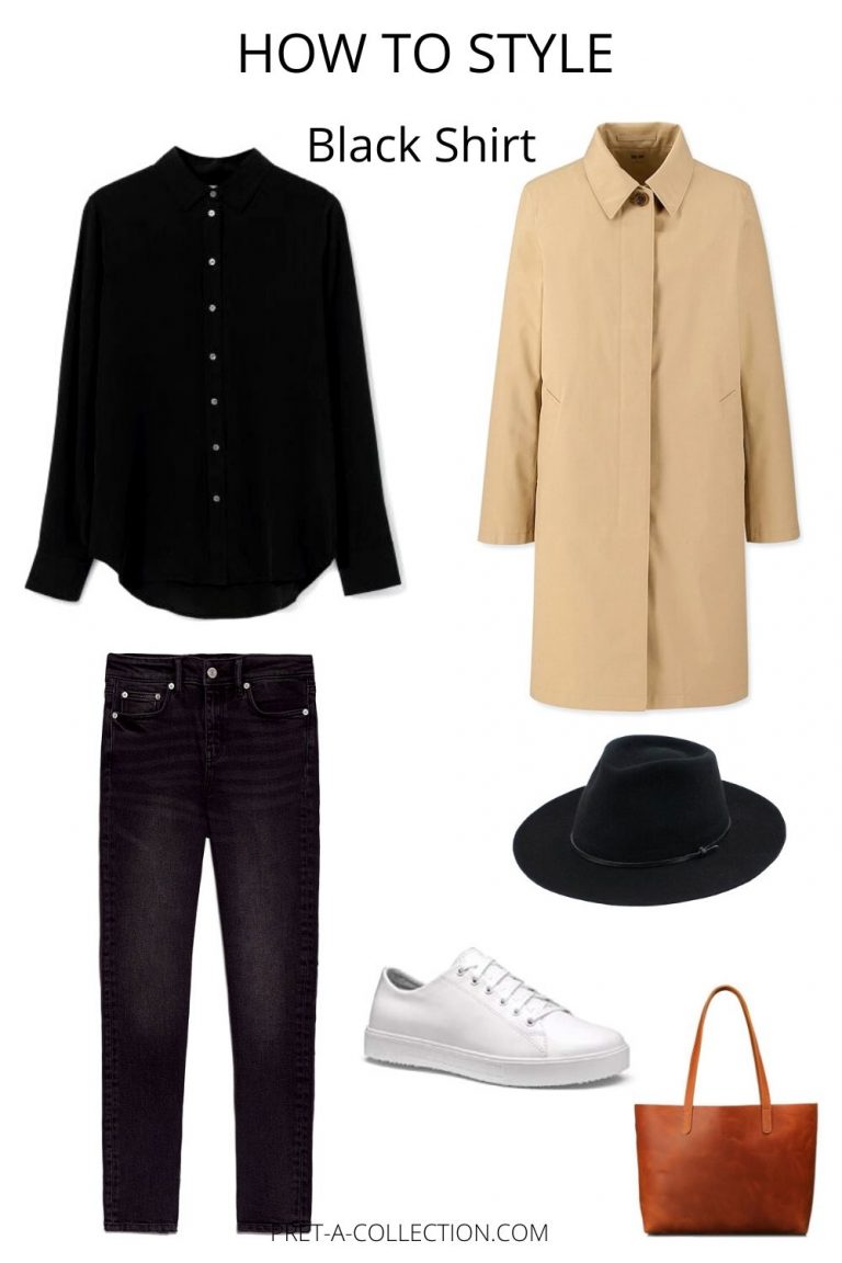 How To Style Black Shirt - Pret a Collection