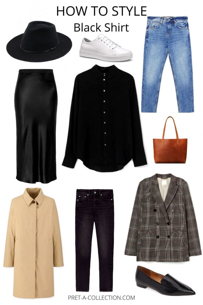 How To Style Black Shirt - Pret a Collection