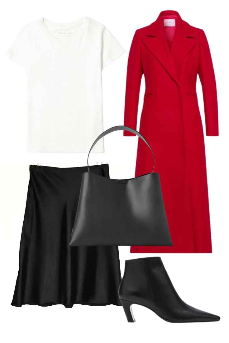 How to add red to a neutral capsule wardrobe