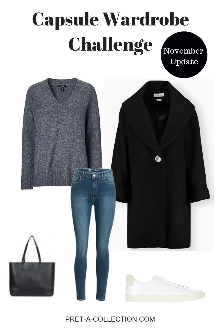 Capsule Wardrobe My Way - A Year Without Shopping November Update 1 Capsule Wardrobe Challenge November Update