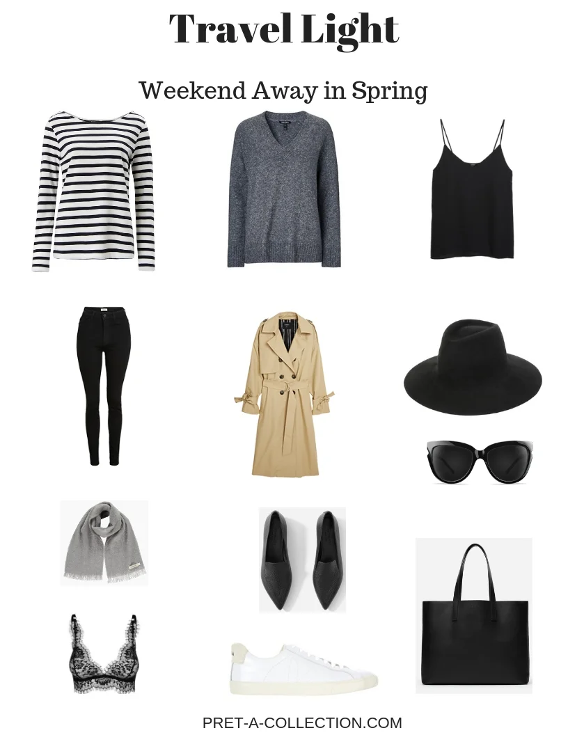 Travelling Light for a Weekend Away In Spring