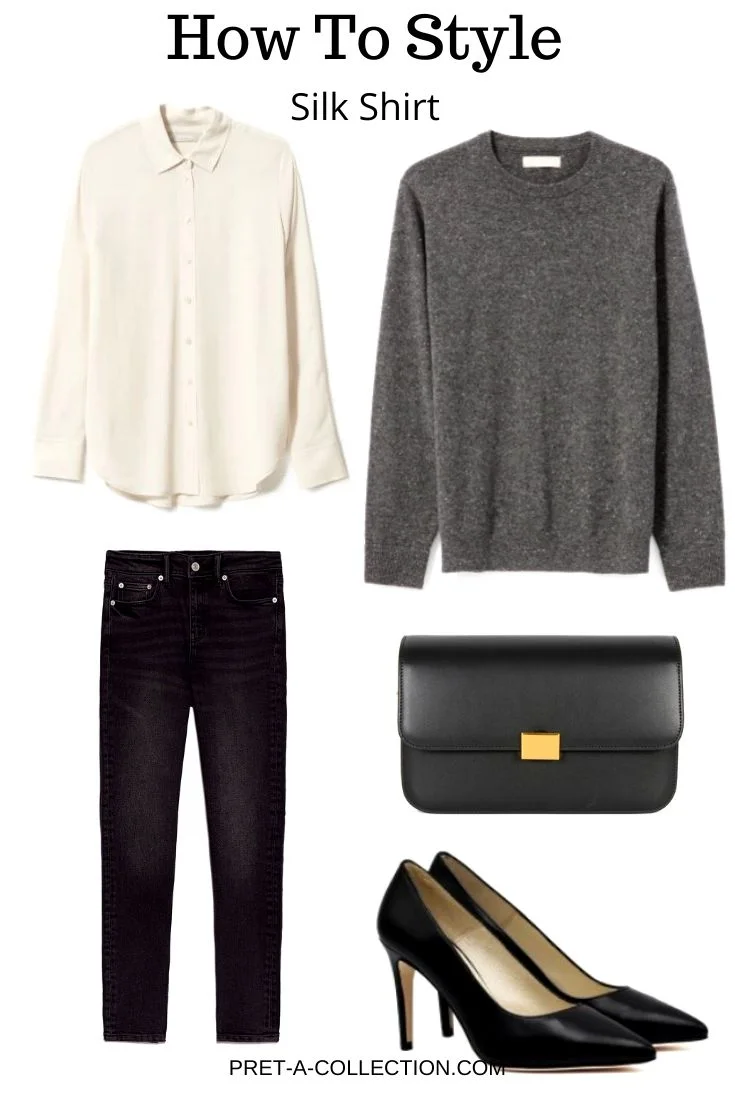 How To Style: Silk Shirt 1 How to style silk shirt